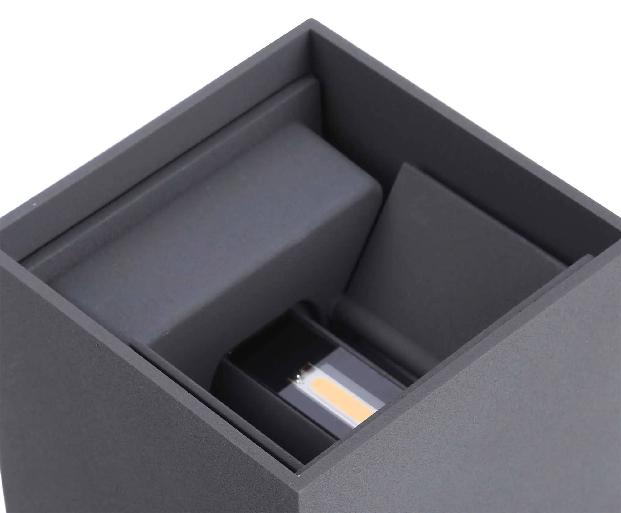 Delia Wall Lamp 6W LED IP54 Anthracite D0457  Deco Delia